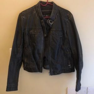 Women’s faux leather jacket